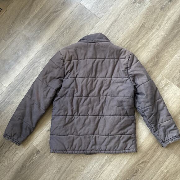 Matchstick Union Workwear Supplies Jacket Men Sz XL Brown Black Puffer - Picture 8 of 16